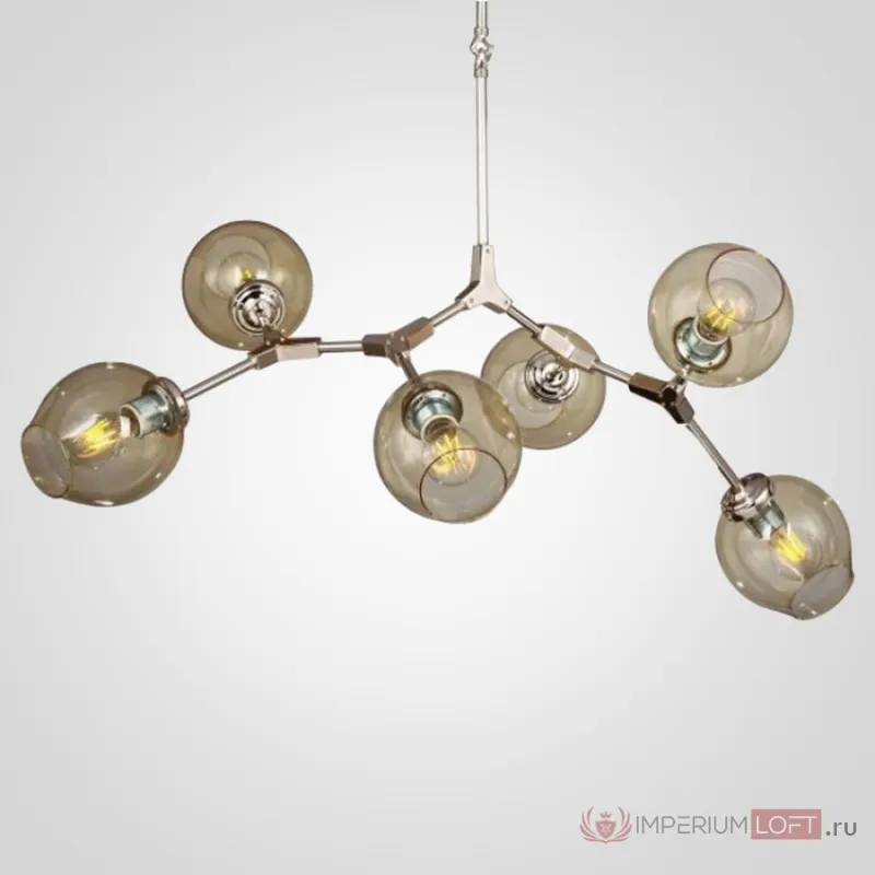 Люстра Branching Bubble Chandelier 6 Amber от ImperiumLoft