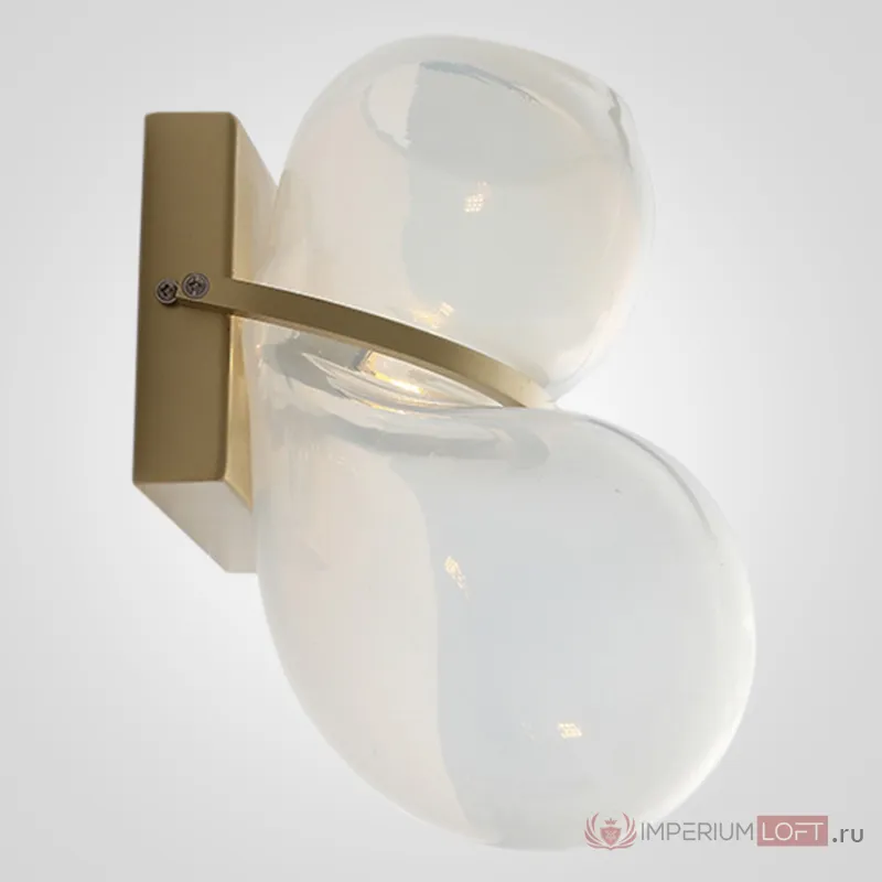Бра White glass trap wall lamp  от ImperiumLoft