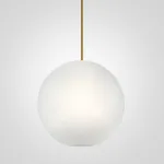 Подвесной светильник GIOPATO & COOMBES BOLLE BLS LAMP white glass 1 от ImperiumLoft
