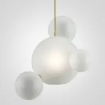 Подвесной светильник GIOPATO & COOMBES BOLLE BLS LAMP white glass 4 от ImperiumLoft