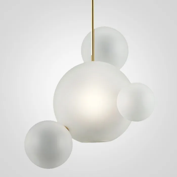 Подвесной светильник GIOPATO & COOMBES BOLLE BLS LAMP white glass 4 от ImperiumLoft