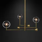 Люстра на штанге ImperiumLoft Globe Mobile 3 brass KG0835P-3 brass