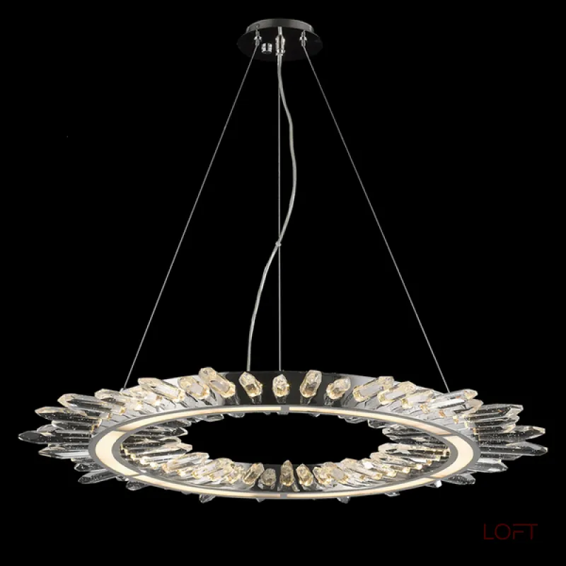 Подвесная люстра ImperiumLoft Aspen nickel P98021L nickel Подвесная люстра ImperiumLoft Aspen nickel P98021L nickel