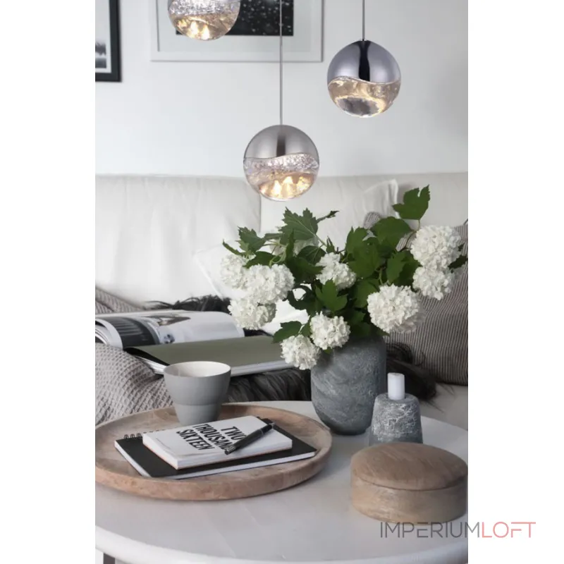 Подвесной светильник ImperiumLoft Globo 3U nickel SD3301-3U nickel
