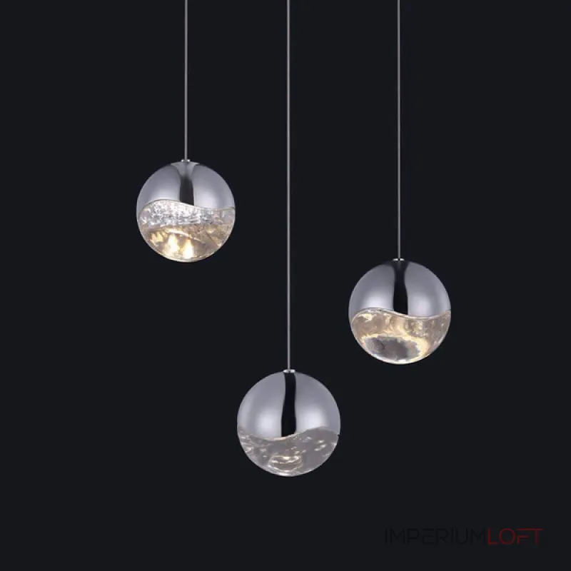 Подвесной светильник ImperiumLoft Globo 3U nickel SD3301-3U nickel