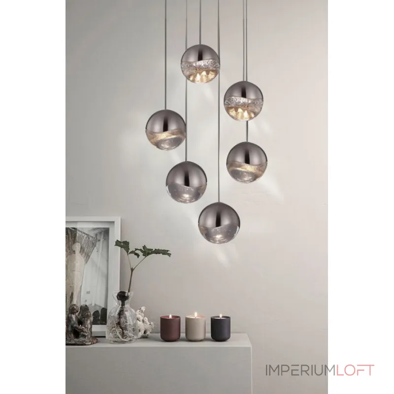 Подвесная люстра ImperiumLoft Globo 6U nickel SD3301-6U nickel