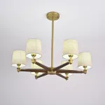 Люстра Jorgenson D85 Beige/Dark wood от ImperiumLoft