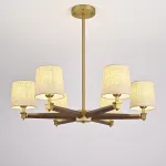 Люстра Jorgenson D85 Beige/Dark wood от ImperiumLoft
