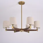 Люстра Jorgenson D85 Beige/Dark wood от ImperiumLoft