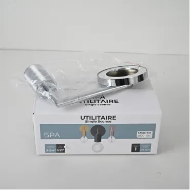 Бра RH Utilitaire Single Sconce Silver от ImperiumLoft