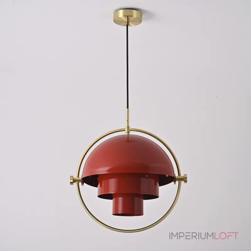 Подвесной светильник Louis Weisdorff Gubi Multi-lite Pendant Red Подвесной светильник Louis Weisdorff Gubi Multi-lite Pendant Red
