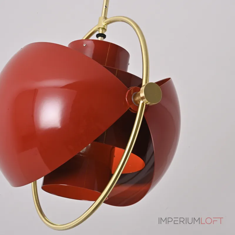 Подвесной светильник Louis Weisdorff Gubi Multi-lite Pendant Red Подвесной светильник Louis Weisdorff Gubi Multi-lite Pendant Red