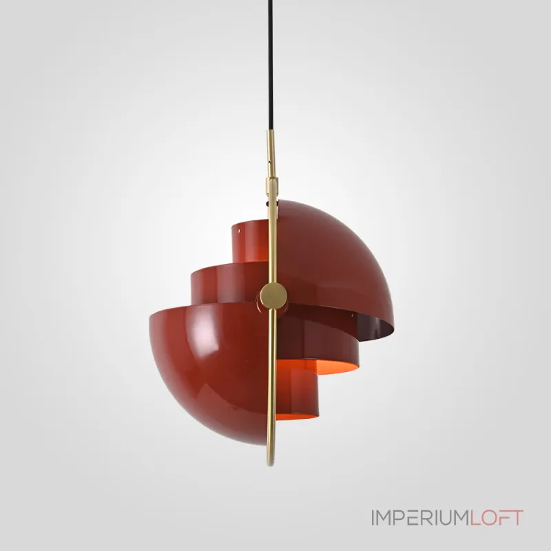 Подвесной светильник Louis Weisdorff Gubi Multi-lite Pendant Red Подвесной светильник Louis Weisdorff Gubi Multi-lite Pendant Red