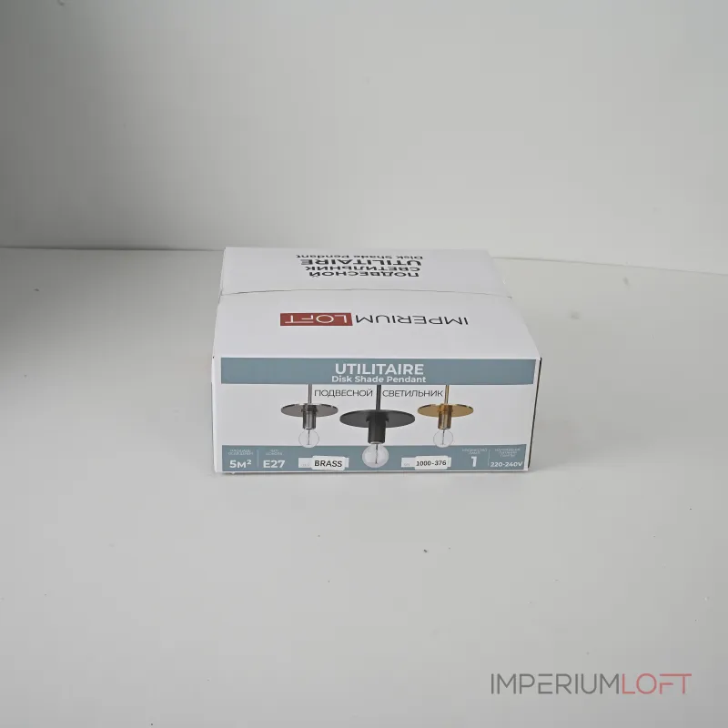 Подвесной светильник RH Utilitaire Disk Shade Pendant Brass от ImperiumLoft Подвесной светильник RH Utilitaire Disk Shade Pendant Brass от ImperiumLoft