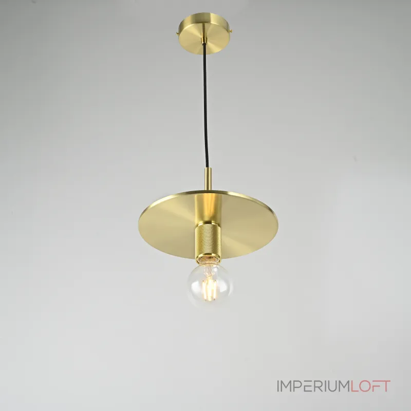 Подвесной светильник RH Utilitaire Disk Shade Pendant Brass от ImperiumLoft Подвесной светильник RH Utilitaire Disk Shade Pendant Brass от ImperiumLoft