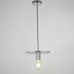 Подвесной светильник RH Utilitaire Disk Shade Pendant Silver от ImperiumLoft
