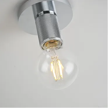 Потолочный светильник RH Utilitaire Socket Flushmount Silver от ImperiumLoft