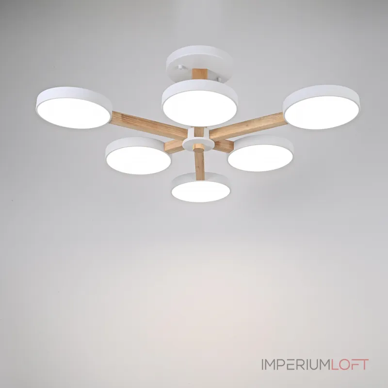 Потолочный светильник TURNA L6 White от ImperiumLoft Потолочный светильник TURNA L6 White от ImperiumLoft