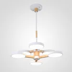 Подвесная люстра TURNA DBL L6 White от ImperiumLoft