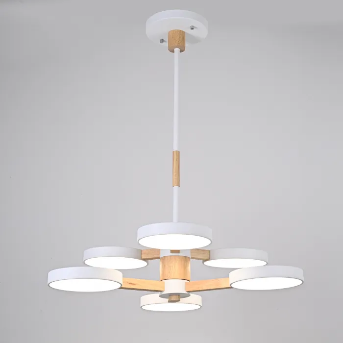 Подвесная люстра TURNA DBL L6 White от ImperiumLoft