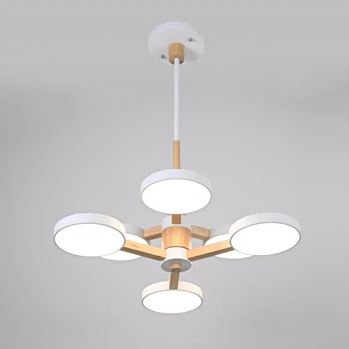 Подвесная люстра TURNA DBL L6 White от ImperiumLoft