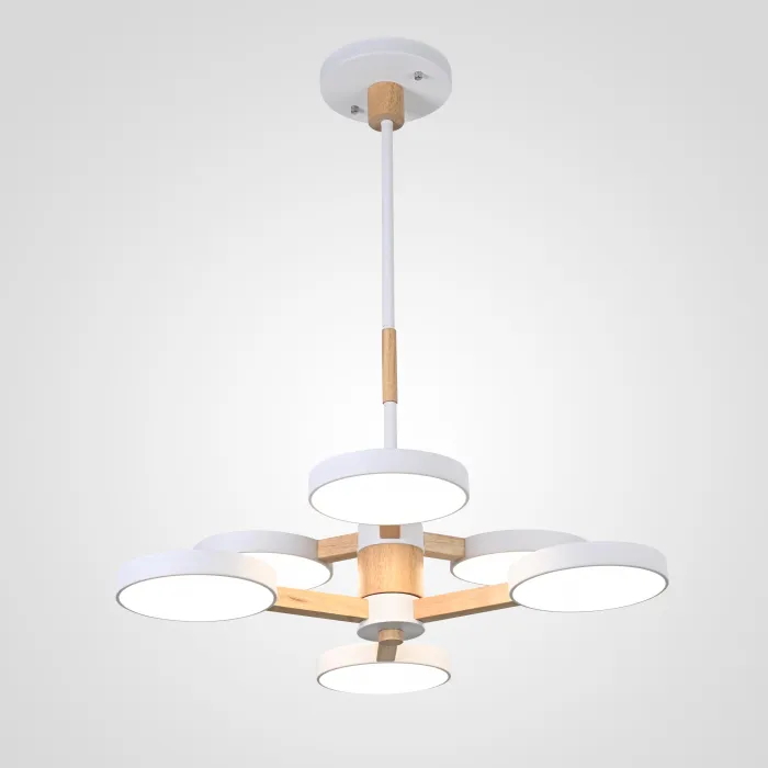 Подвесная люстра TURNA DBL L6 White от ImperiumLoft