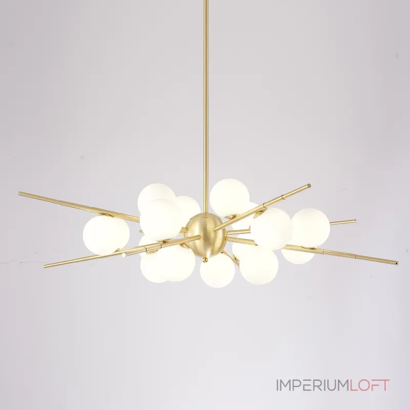 Люстра на штанге Cherry Bomb 16 balls Gold Люстра на штанге Cherry Bomb 16 balls Gold