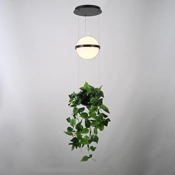 Подвесной светильник PALMA Wall lamp шар + вазон от ImperiumLoft
