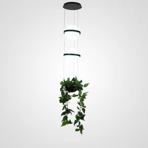 Подвесной светильник PALMA Wall lamp 2 шара + 1 вазон