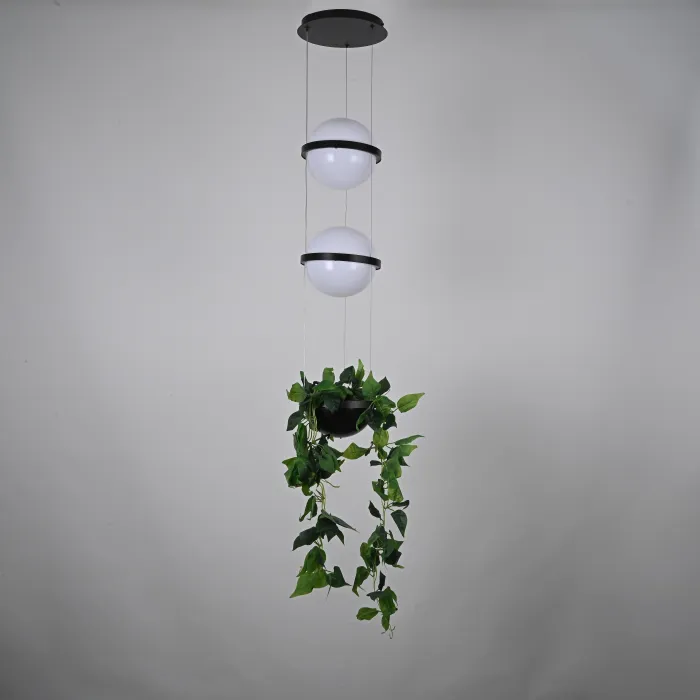 Подвесной светильник PALMA Wall lamp 2 шара + 1 вазон от ImperiumLoft