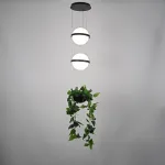 Подвесной светильник PALMA Wall lamp 2 шара + 1 вазон от ImperiumLoft