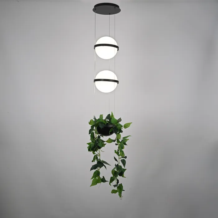 Подвесной светильник PALMA Wall lamp 2 шара + 1 вазон от ImperiumLoft