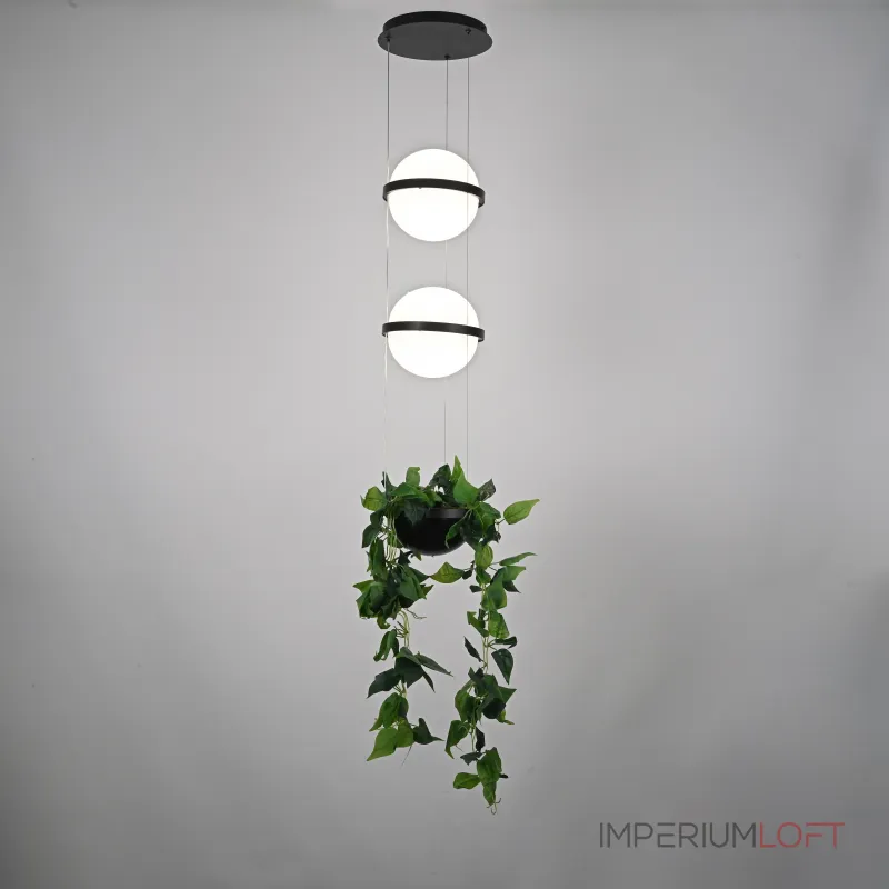 Подвесной светильник PALMA Wall lamp 2 шара + 1 вазон Подвесной светильник PALMA Wall lamp 2 шара + 1 вазон