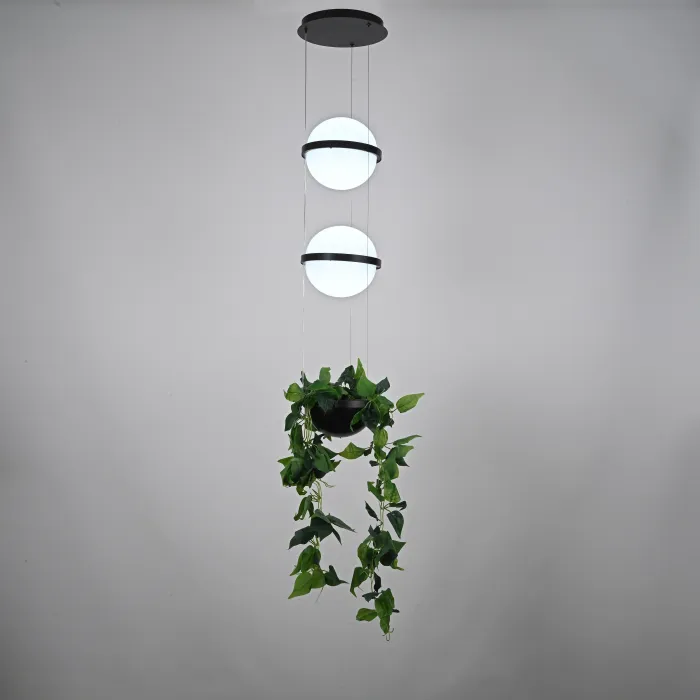 Подвесной светильник PALMA Wall lamp 2 шара + 1 вазон от ImperiumLoft