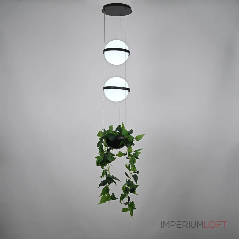 Подвесной светильник PALMA Wall lamp 2 шара + 1 вазон Подвесной светильник PALMA Wall lamp 2 шара + 1 вазон