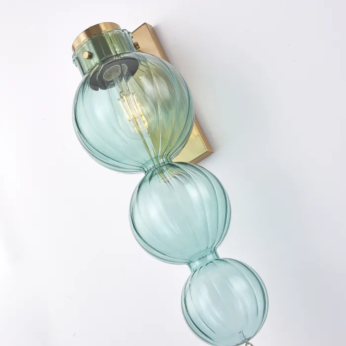 Бра Heathfield Lighting - Medina Wall brass/blue от ImperiumLoft