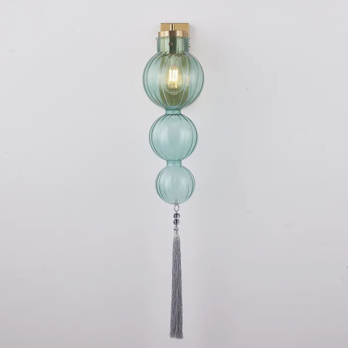 Бра Heathfield Lighting - Medina Wall brass/blue от ImperiumLoft