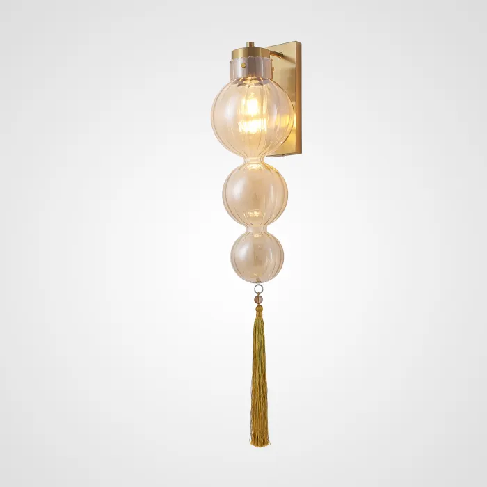 Бра Heathfield Lighting - Medina Wall brass/amber от ImperiumLoft
