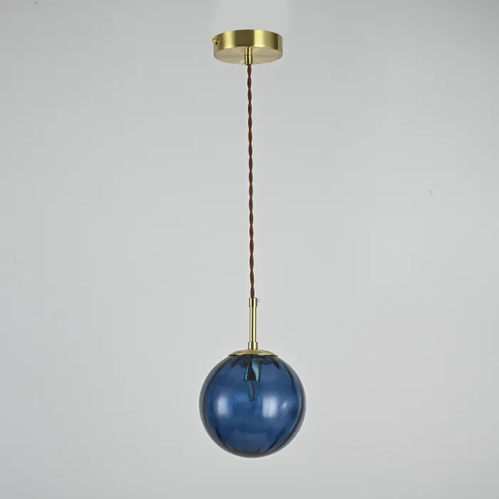 Подвесной светильник ASKA D200 Blue от ImperiumLoft