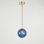 Подвесной светильник ASKA D200 Blue от ImperiumLoft