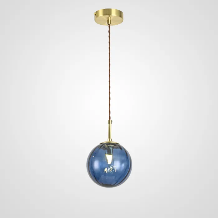 Подвесной светильник ASKA D200 Blue от ImperiumLoft