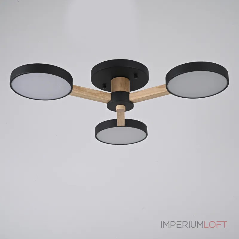 Потолочная люстра TURNA 3 Black от ImperiumLoft Потолочная люстра TURNA 3 Black от ImperiumLoft