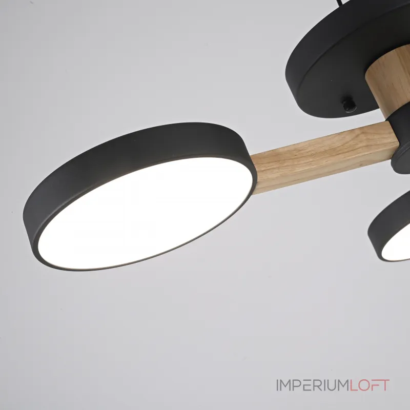 Потолочная люстра TURNA 3 Black от ImperiumLoft Потолочная люстра TURNA 3 Black от ImperiumLoft