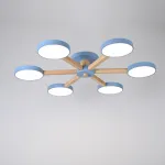 Потолочная люстра TURNA 6 Blue от ImperiumLoft