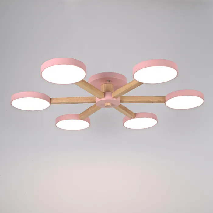 Потолочная люстра TURNA 6 Pink от ImperiumLoft