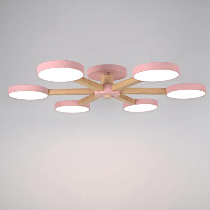 Потолочная люстра TURNA 6 Pink от ImperiumLoft