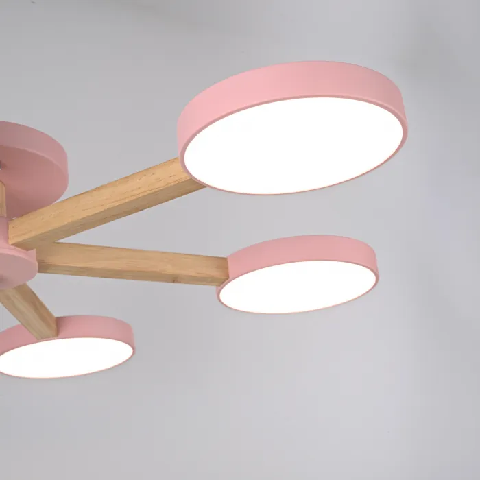 Потолочная люстра TURNA 6 Pink от ImperiumLoft