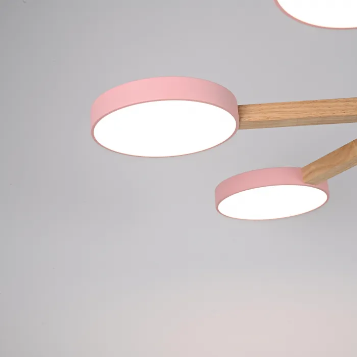 Потолочная люстра TURNA 6 Pink от ImperiumLoft