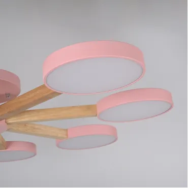 Потолочная люстра TURNA 8 Pink от ImperiumLoft