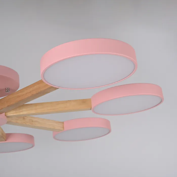 Потолочная люстра TURNA 8 Pink от ImperiumLoft